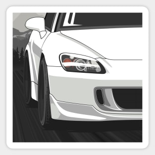 Honda S2000 AP2 Rolling - Championship White Magnet